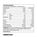 Load image into Gallery viewer, Eat Me Lean Shake 600g Strawberry Delight Whey Protein Isolate (WPI) Nutritional Information