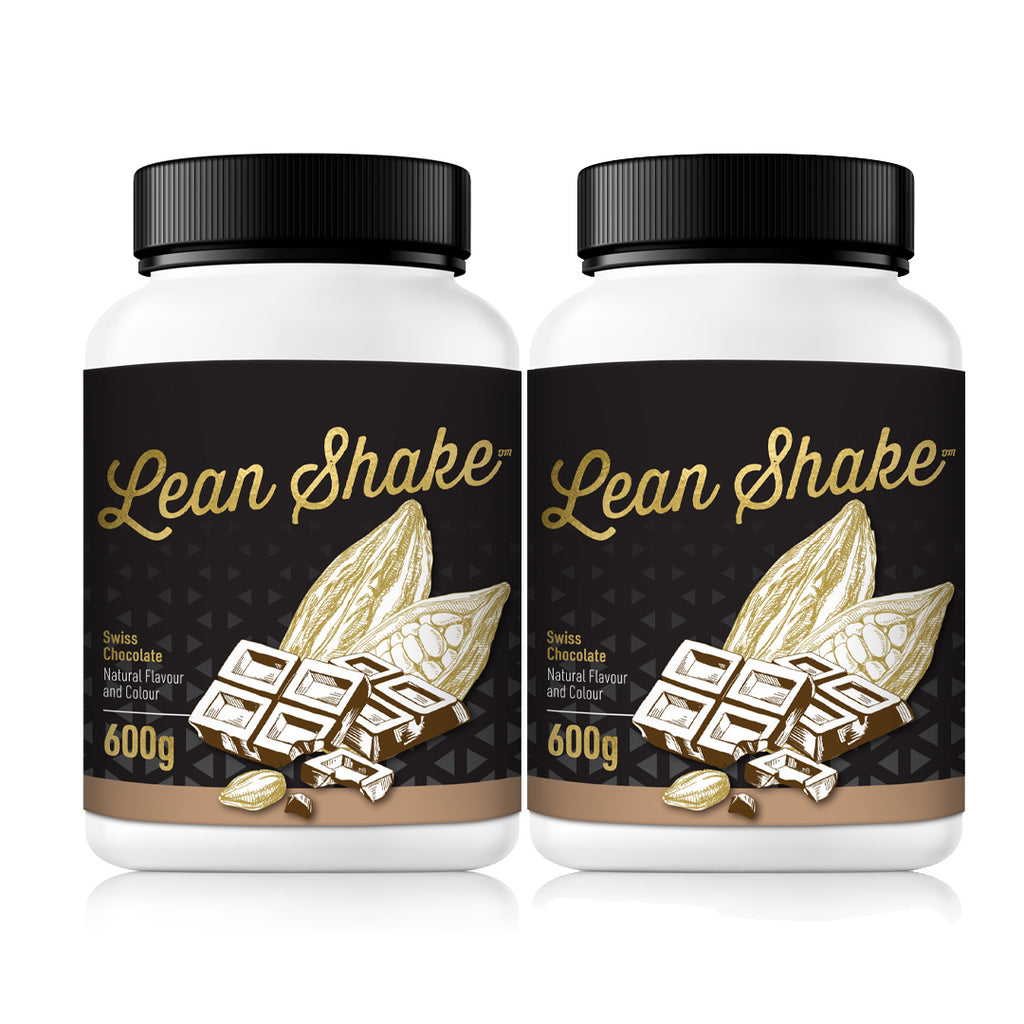 Eat Me Lean Shake 600g x2 Swiss Chocolate Whey Protein Isolate (WPI) 