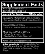 Load image into Gallery viewer, JNX Sports The Curse! Blue Raspberry Supplement Facts