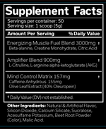 Load image into Gallery viewer, JNX Sports The Curse! Fruit Punch Supplement Facts