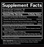 Load image into Gallery viewer, JNX Sports The Ripper! Fruit Punch Supplement Facts