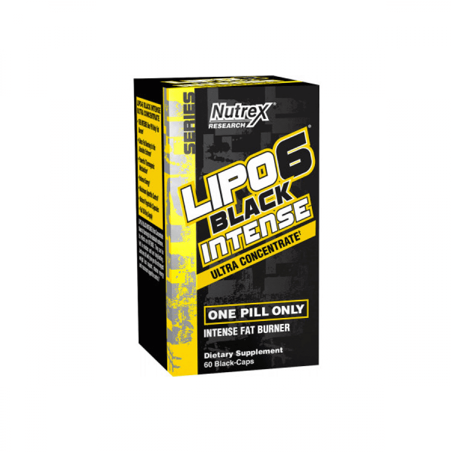 Nutrex Lipo 6 Black Intense Ultra Concentrate + Free Lifting Straps | TopDog Nutrition