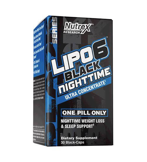Nutrex LIPO-6 BLACK NIGHTTIME | TopDog Nutrition