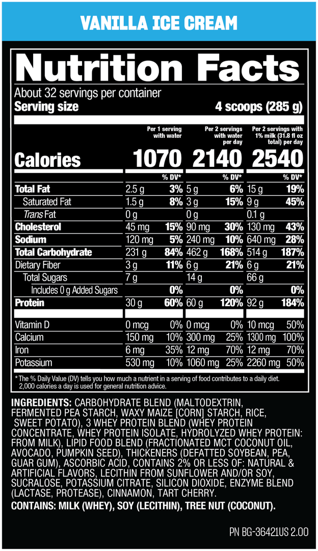 Mutant Mass Extreme 2500 | EatMe Supplements