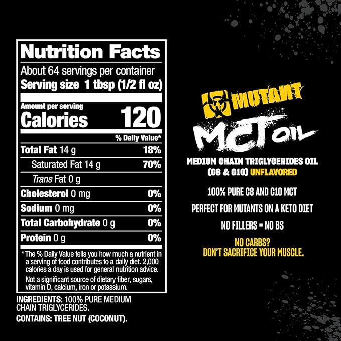 Mutant MCT Oil 946ml | EatMe Supplements