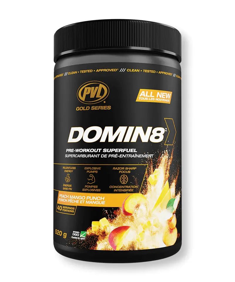 PVL Domin8 Pre Workout Superfuel | EatMe Supplements