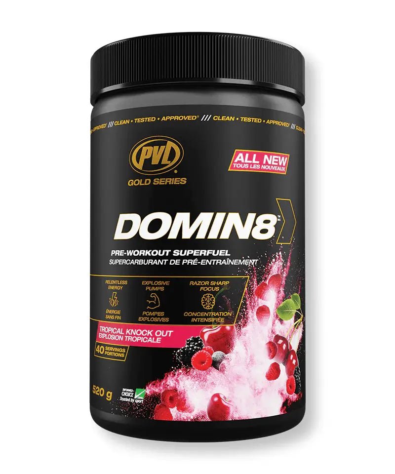 PVL Domin8 Pre Workout Superfuel | EatMe Supplements