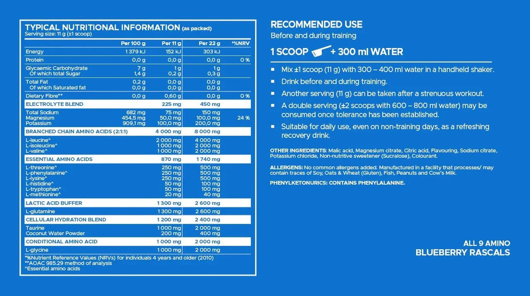 USN All9 Aminos | TopDog Nutrition
