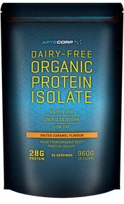 Aptecorp Dairy-Free Organic Protein Isolate Salted Caramel 960g