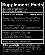 Load image into Gallery viewer, JNX Sports The Curse! Tropical Storm Supplement Facts

