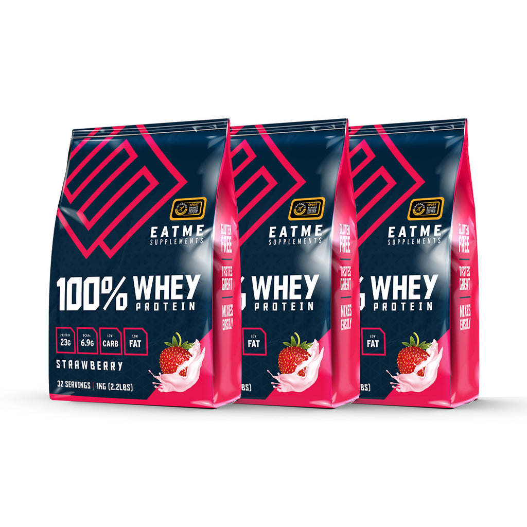 Eat Me 100% Premium Whey Protein WPC Strawberry 3kg