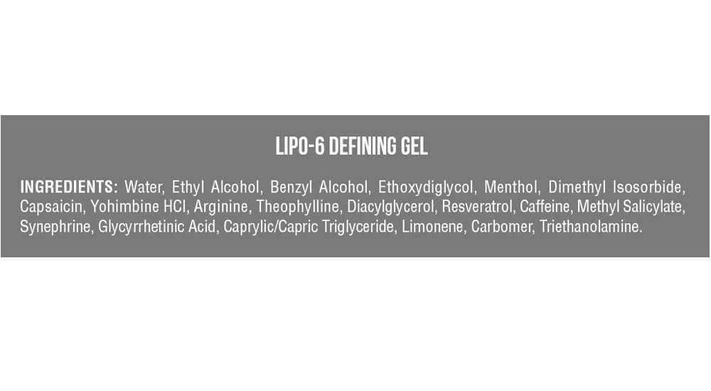 Nutrex Lipo 6 Defining Gel + Free Waist Trainer | TopDog Nutrition